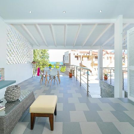 Golden Beachside Terrace Chrysi Ammoudia Exteriér fotografie
