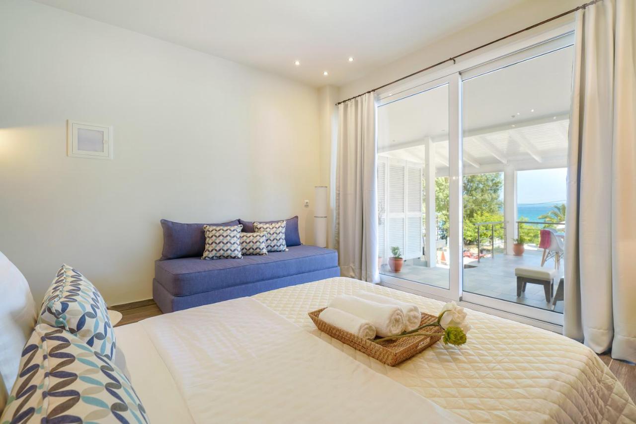 Golden Beachside Terrace Chrysi Ammoudia Exteriér fotografie