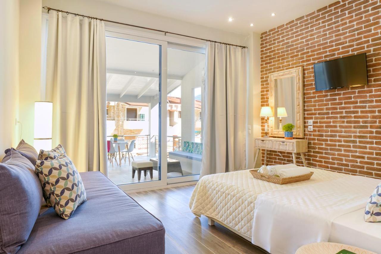 Golden Beachside Terrace Chrysi Ammoudia Exteriér fotografie