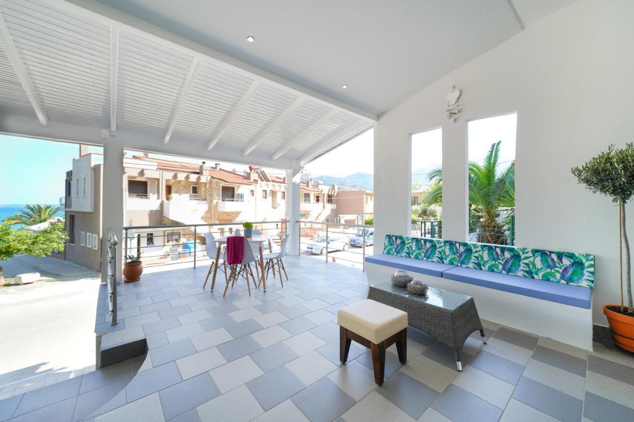 Golden Beachside Terrace Chrysi Ammoudia Exteriér fotografie